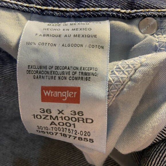 Wrangler Authentics Men's Big & Tall Regular Fit Jean Dark Rinse Blue SZ 36/36 - Picture 7 of 8